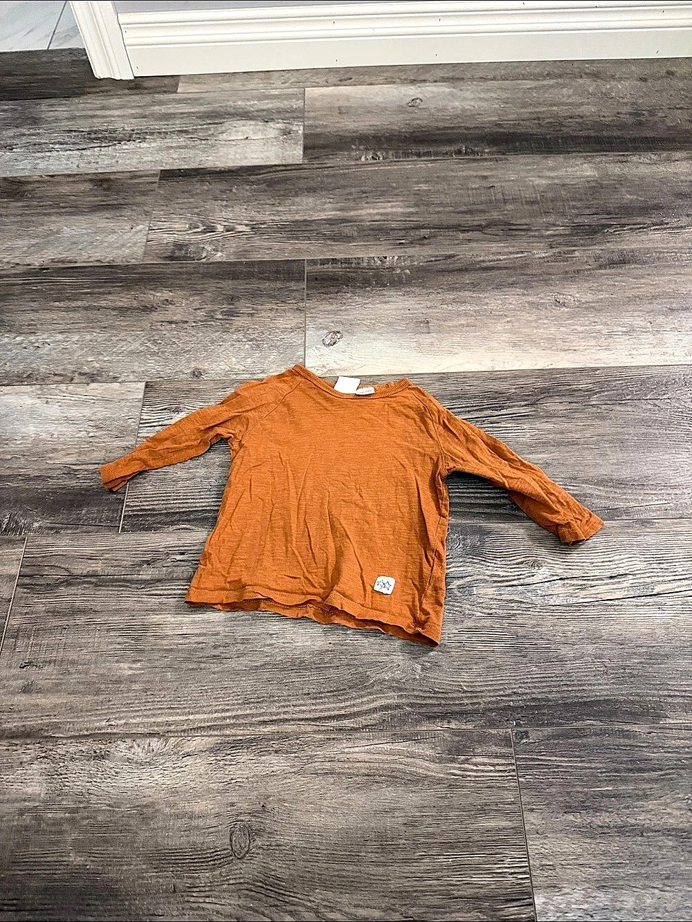 Zara Girls Orange Sweater Size 12-18 Months
